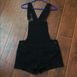Black overalls(wore once)